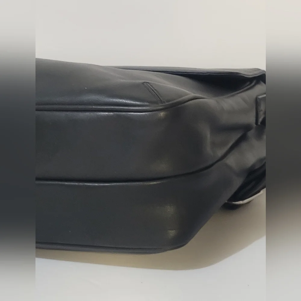Coach Black Leather Men's Briefcase